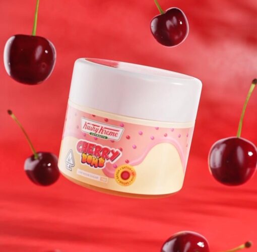 Kushy Kreme Live Resin Sugar | Cherry Bomb Kushy Kreme Live Resin Sugar Cherry Bomb is a type of cannabis concentrate known for its sugary consistency.