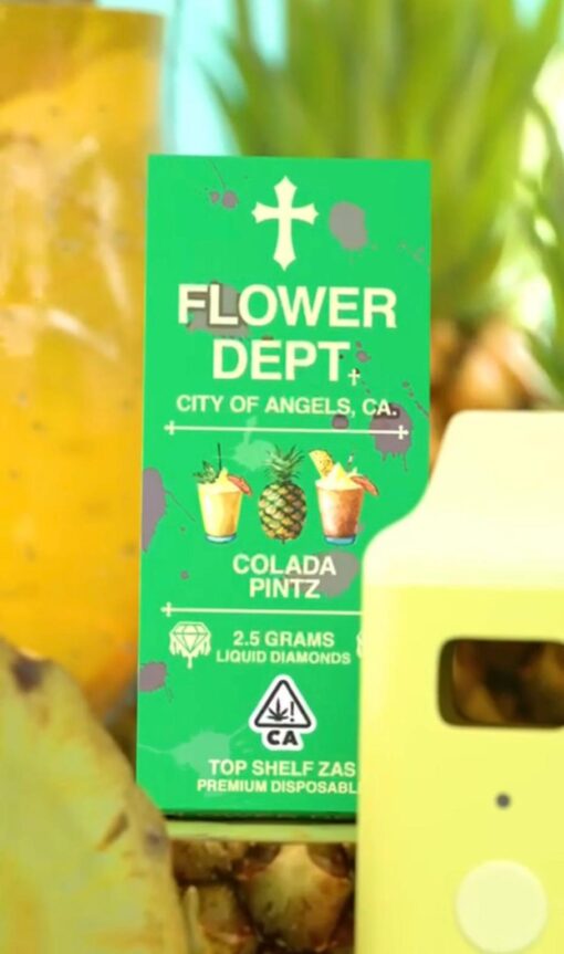 Colada Pintz The Flower Dept disposable 2.5 grams offers more value for heavy users who want a longer-lasting product without constantly replacing cartridge