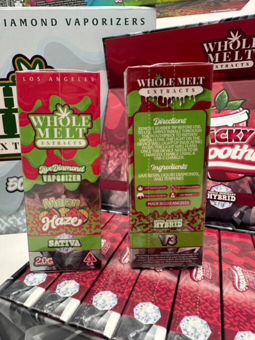 Whole Melt Melon Haze Whole melts extract has been receiving a lot of reviews online such as reddit and twitter for producing fake products and flavors